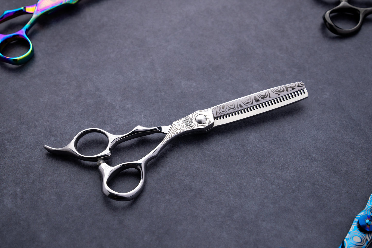 Kuromu Series 6" Left Handed Japanese Steel Hairdressing Scissors